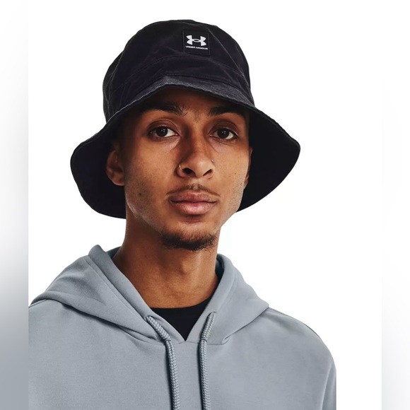 NWT Under Armour Classic Black Men's Sportstyle Bucket Hat - Picture 3 of 4